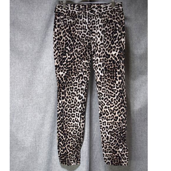 rag & bone/JEAN Snow Leopard Skinny Jeans Womens 24 - Picture 1 of 4